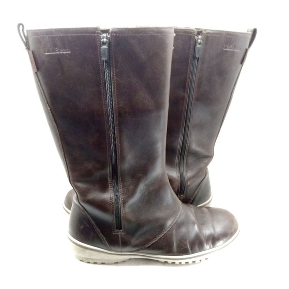 Women's Carrabassett Waterproof Boots 12"Zip Brown Size 9.5 - Picture 3 of 9